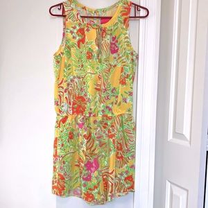 Lilly Pulitzer shorts romper sz M